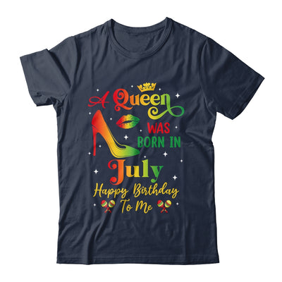 A Queen Was Born In July Jamaica Birthday Girl Party Shirt & Tank Top | siriusteestore