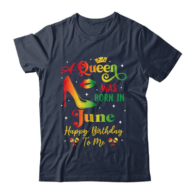 A Queen Was Born In June Jamaica Birthday Girl Party Shirt & Tank Top | siriusteestore