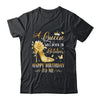 A Queen Was Born In October High Heels Happy Birthday To Me Shirt & Tank Top | siriusteestore