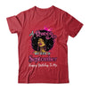A Queen Was Born In September Black Girl Birthday Afro Women Shirt & Tank Top | siriusteestore