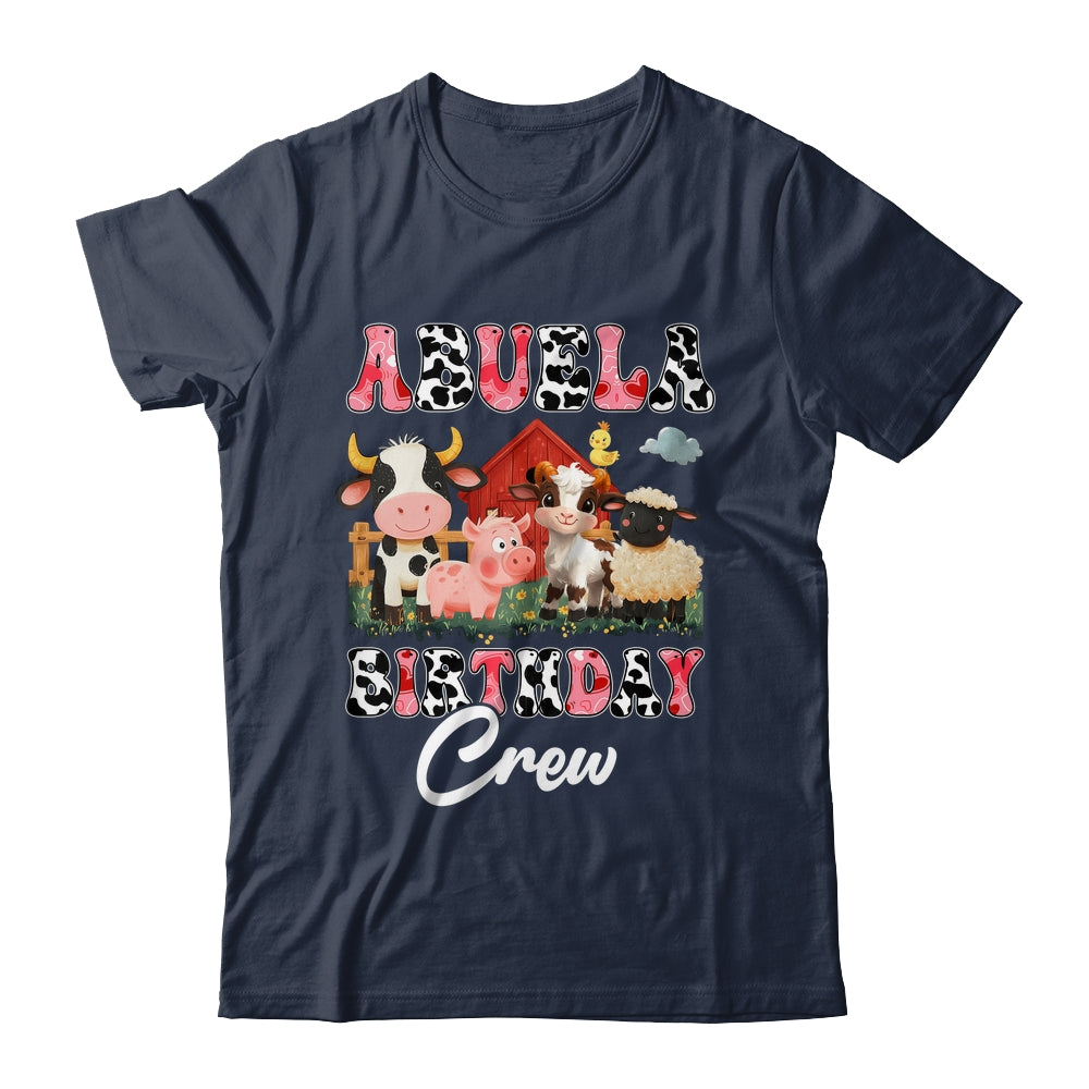 Abuela Birthday Crew Farm Cow Birthday Boy Girl Family Shirt & Hoodie | siriusteestore