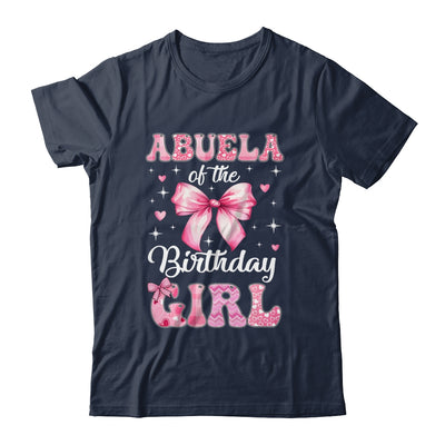 Abuela Of Birthday Girl Coquette Bow Matching Family Shirt & Hoodie | siriusteestore
