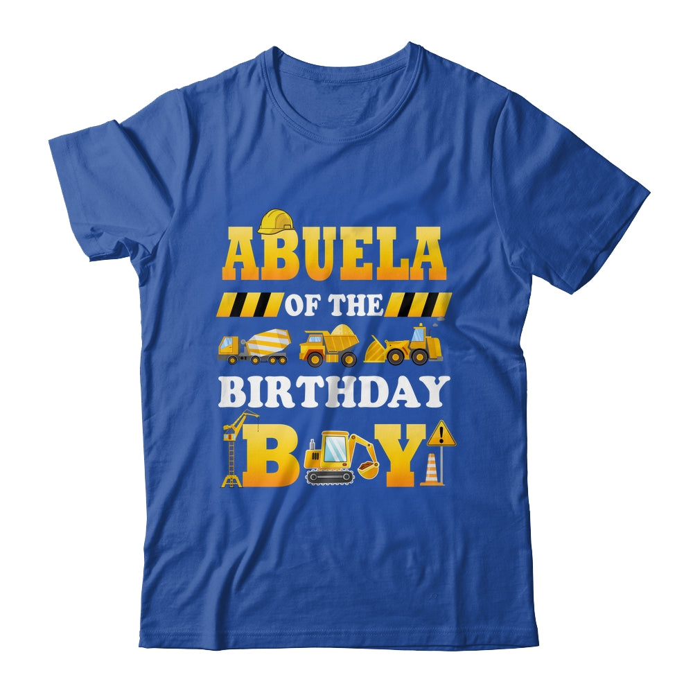 Abuela Of The Birthday Boy Construction Matching Family Shirt & Hoodie | siriusteestore
