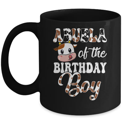 Abuela Of The Birthday Boy Cow Farm 1st Birthday Boy Mug | siriusteestore