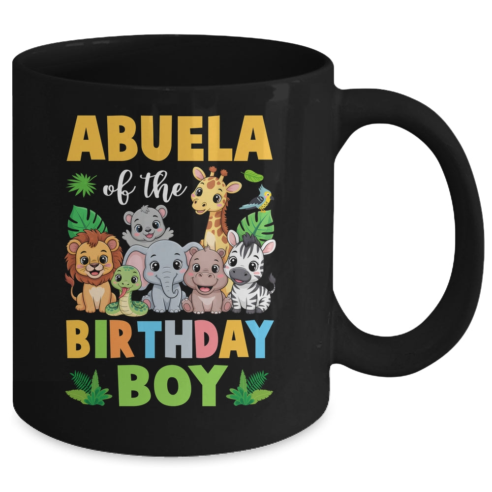 Abuela Of The Birthday Boy Kids Safari Jungle Animal Mug | siriusteestore