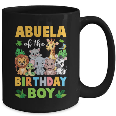 Abuela Of The Birthday Boy Kids Safari Jungle Animal Mug | siriusteestore