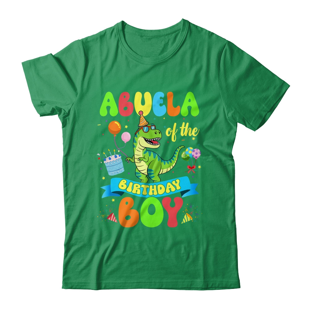 Abuela Of The Birthday Boy TRex Dinosaur Birthday Family Shirt & Hoodie | siriusteestore