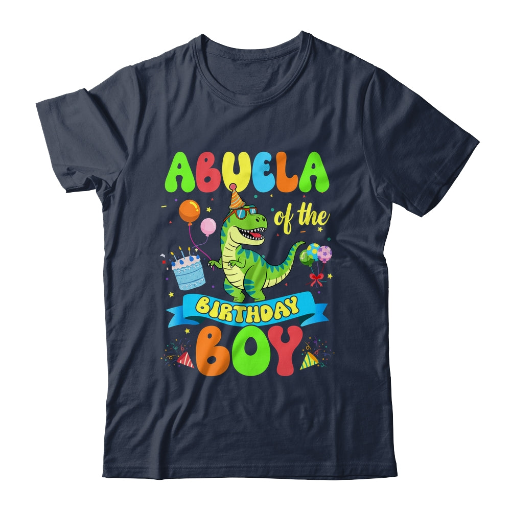Abuela Of The Birthday Boy TRex Dinosaur Birthday Family Shirt & Hoodie | siriusteestore