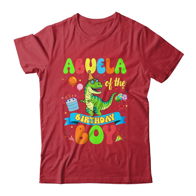 Abuela Of The Birthday Boy TRex Dinosaur Birthday Family Shirt & Hoodie | siriusteestore