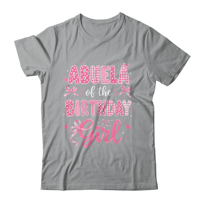 Abuela Of The Birthday Girl Matching Pink Coquette Bow Shirt & Hoodie | siriusteestore