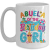 Abuela Of The Birthday Girl Pool Party Beach Family Matching Mug | siriusteestore
