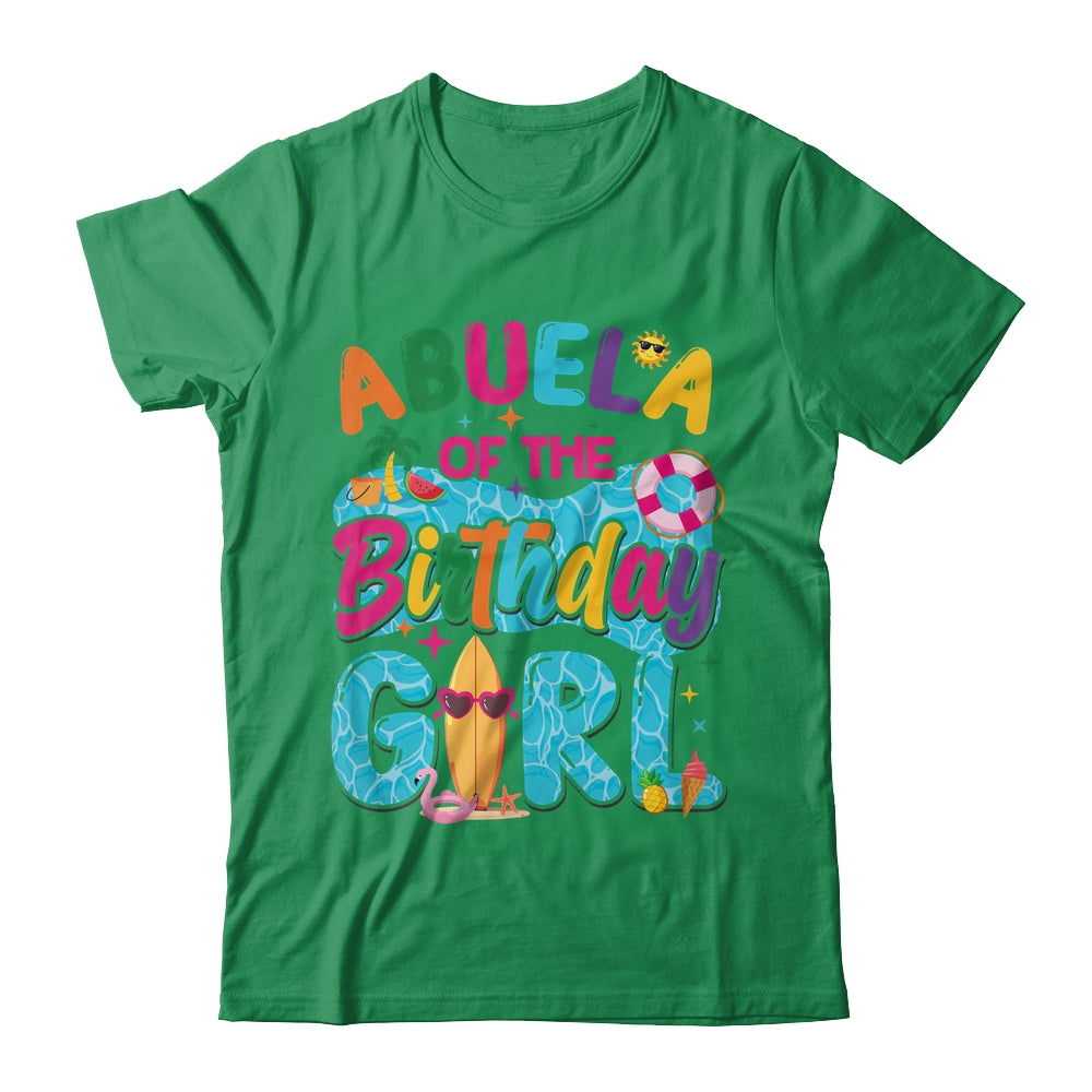 Abuela Of The Birthday Girl Pool Party Beach Family Matching Shirt & Hoodie | siriusteestore
