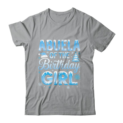 Abuela Of The Birthday Girl Snowflakes Winter Family Matching Shirt & Hoodie | siriusteestore