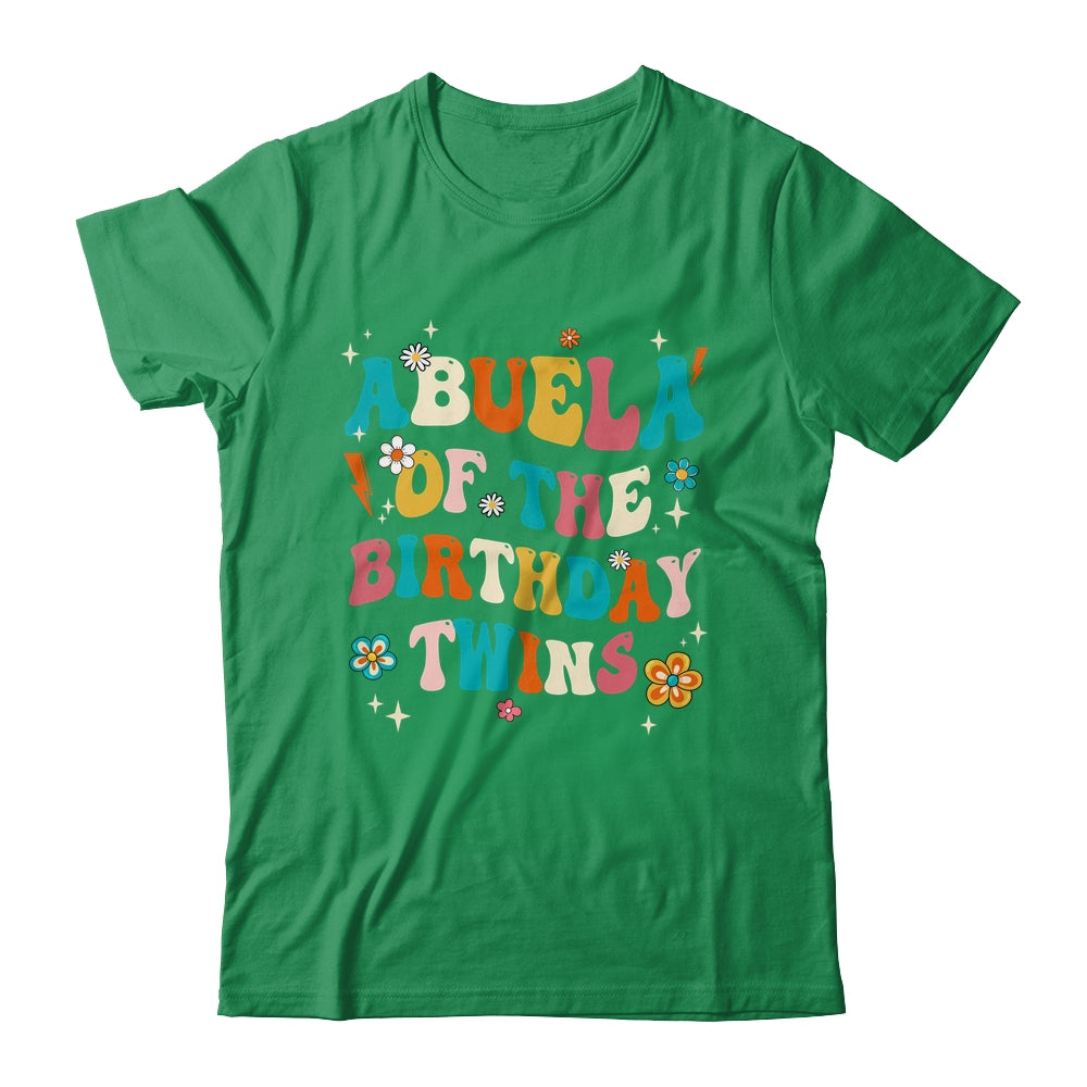 Abuela Of The Birthday Twins Boys Girls Party Retro Bday Shirt & Hoodie | siriusteestore