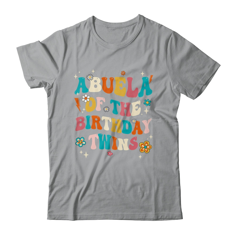 Abuela Of The Birthday Twins Boys Girls Party Retro Bday Shirt & Hoodie | siriusteestore