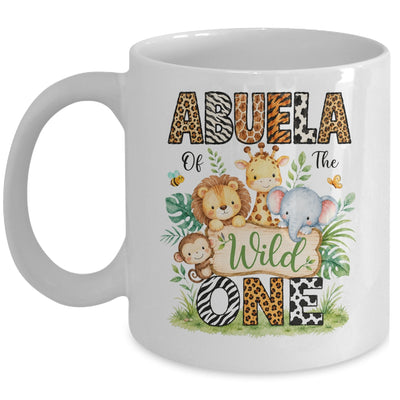 Abuela Of The Wild One First Birthday Boy Jungle Safari Mug | siriusteestore