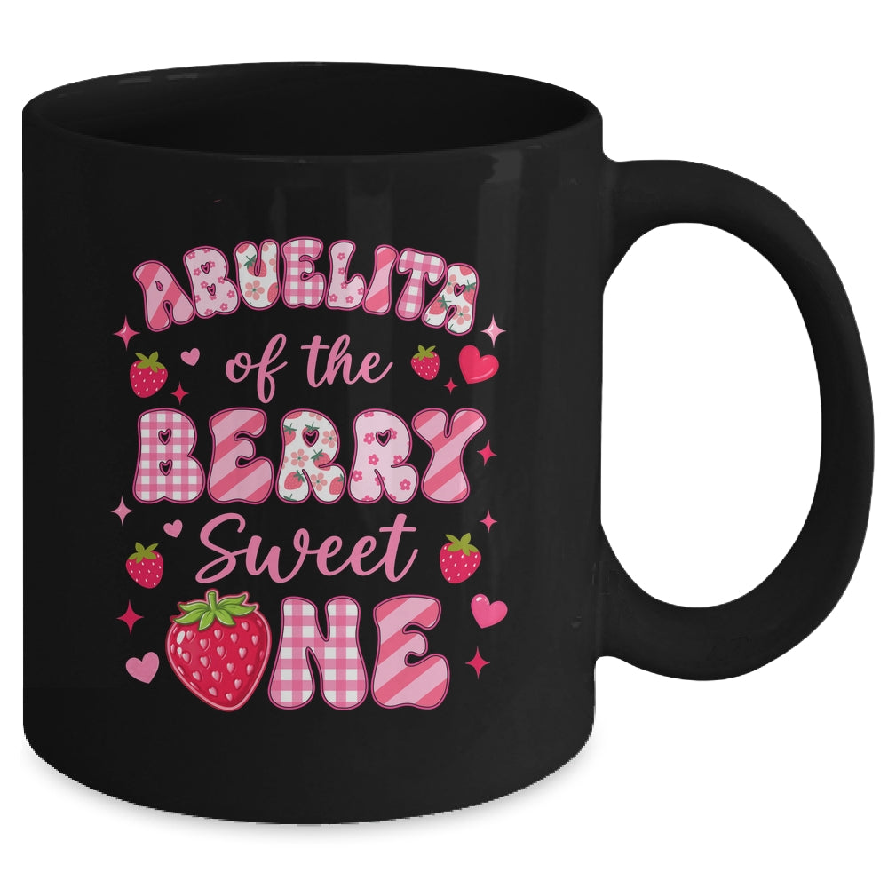 Abuelita Of The Berry Sweet One Strawberry First Birthday Mug | siriusteestore