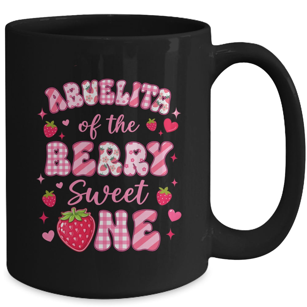 Abuelita Of The Berry Sweet One Strawberry First Birthday Mug | siriusteestore