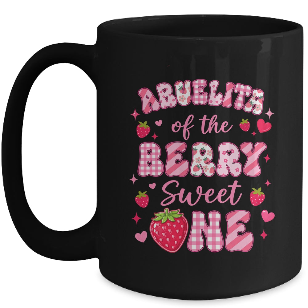 Abuelita Of The Berry Sweet One Strawberry First Birthday Mug | siriusteestore