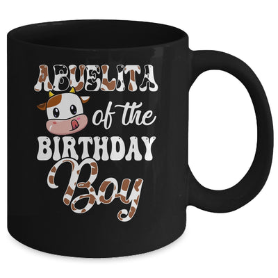 Abuelita Of The Birthday Boy Cow Farm 1st Birthday Boy Mug | siriusteestore