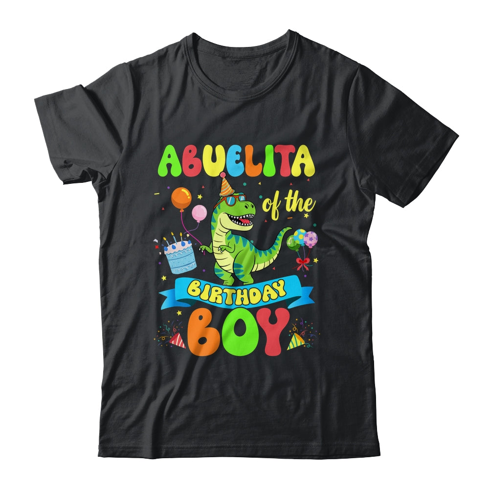 Abuelita Of The Birthday Boy TRex Dinosaur Birthday Family Shirt & Hoodie | siriusteestore