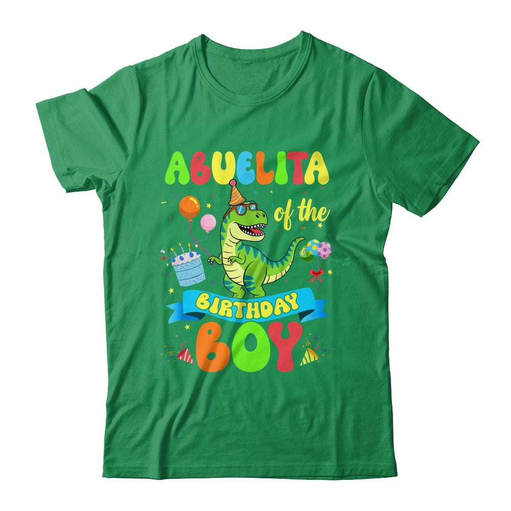 Abuelita Of The Birthday Boy TRex Dinosaur Birthday Family Shirt & Hoodie | siriusteestore