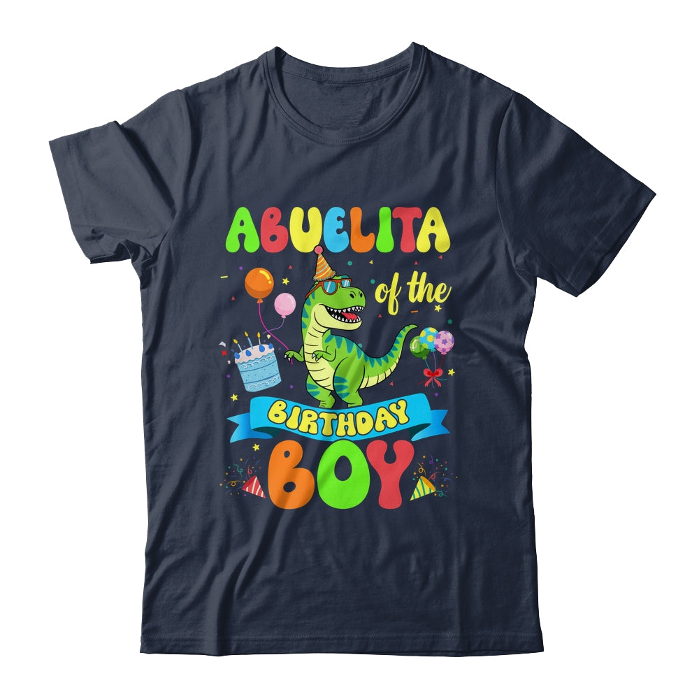 Abuelita Of The Birthday Boy TRex Dinosaur Birthday Family Shirt & Hoodie | siriusteestore