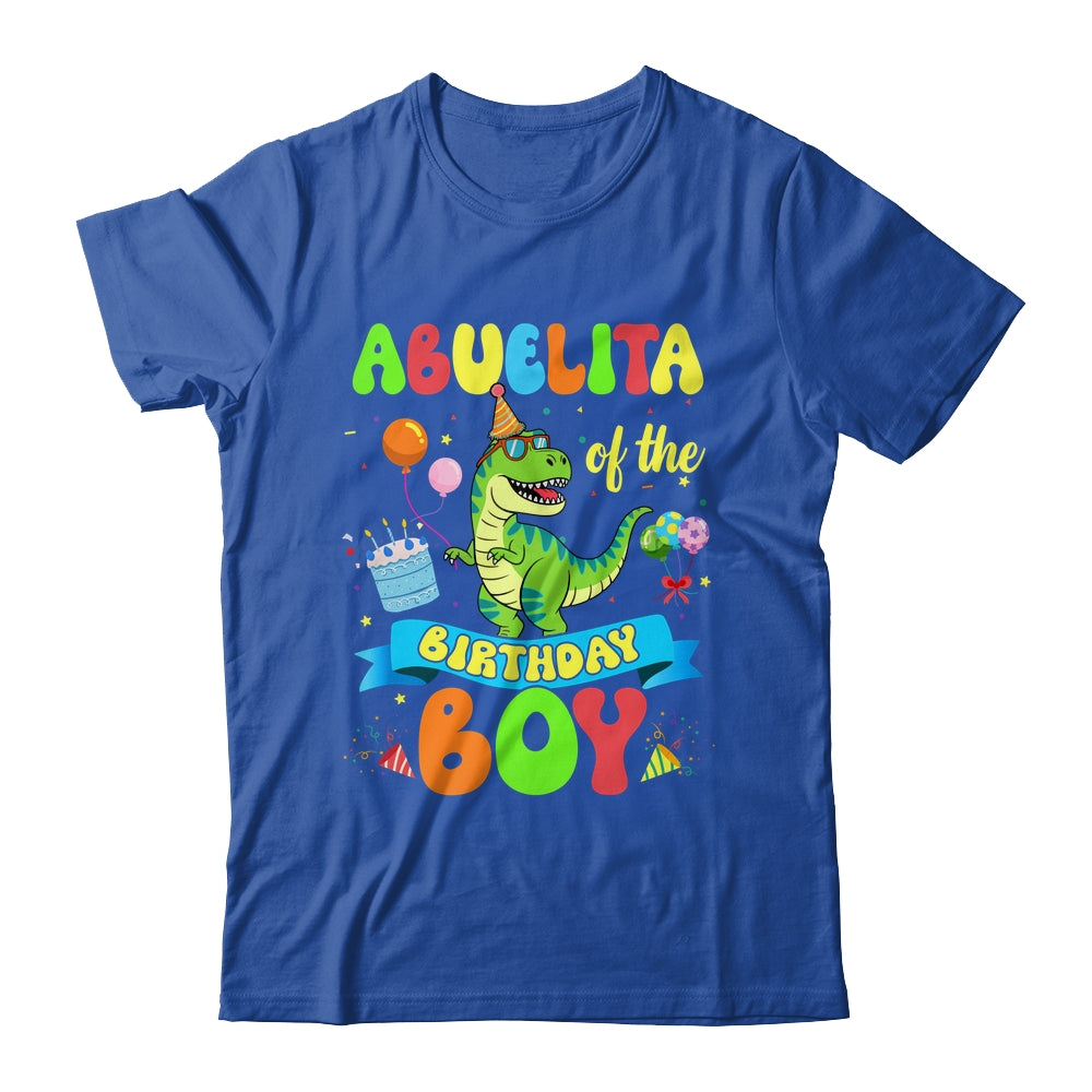 Abuelita Of The Birthday Boy TRex Dinosaur Birthday Family Shirt & Hoodie | siriusteestore