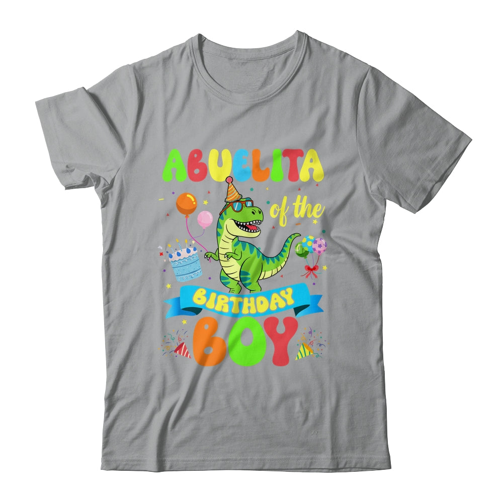 Abuelita Of The Birthday Boy TRex Dinosaur Birthday Family Shirt & Hoodie | siriusteestore