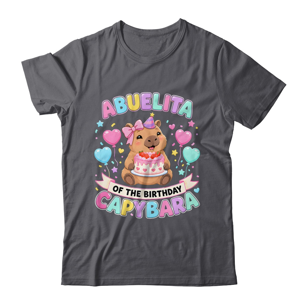 Abuelita Of The Birthday Capybara Birthday Girl Family Shirt & Hoodie | siriusteestore