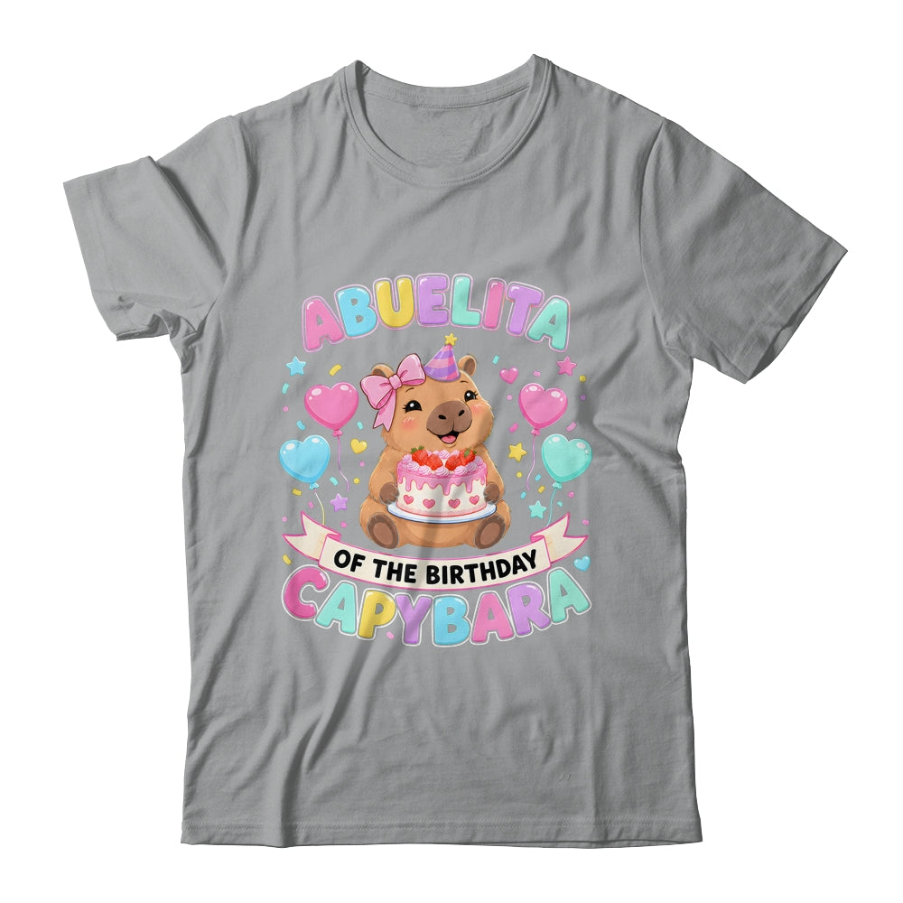 Abuelita Of The Birthday Capybara Birthday Girl Family Shirt & Hoodie | siriusteestore