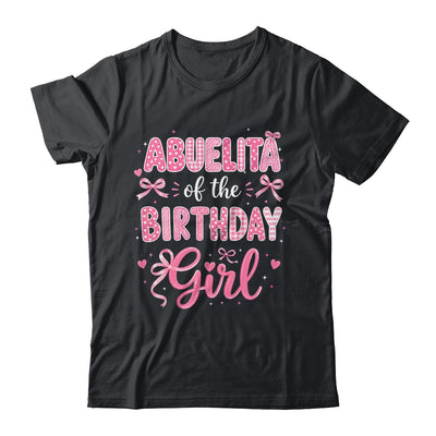 Abuelita Of The Birthday Girl Matching Pink Coquette Bow Shirt & Hoodie | siriusteestore