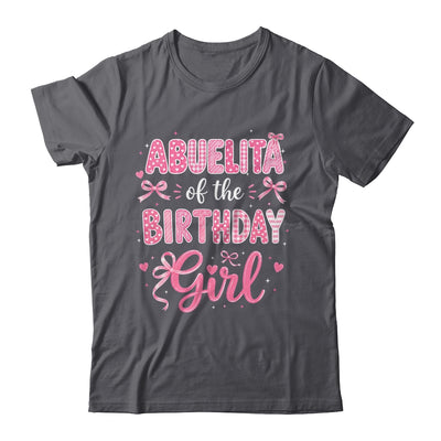 Abuelita Of The Birthday Girl Matching Pink Coquette Bow Shirt & Hoodie | siriusteestore