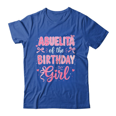 Abuelita Of The Birthday Girl Matching Pink Coquette Bow Shirt & Hoodie | siriusteestore