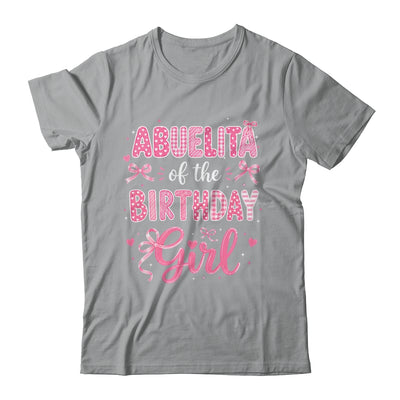 Abuelita Of The Birthday Girl Matching Pink Coquette Bow Shirt & Hoodie | siriusteestore