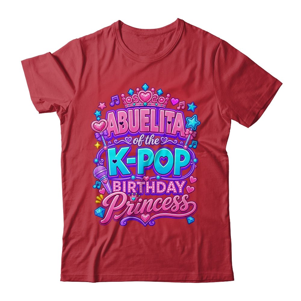 Abuelita Of The K-Pop Birthday Princess Korean Music Lovers Shirt & Hoodie | siriusteestore
