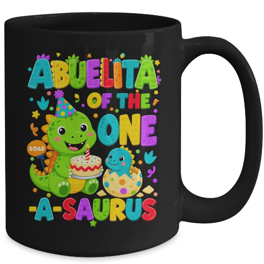 Abuelita Of The One-A-Saurus 1St Birthday Boy T-Rex Dinosaur Mug | siriusteestore