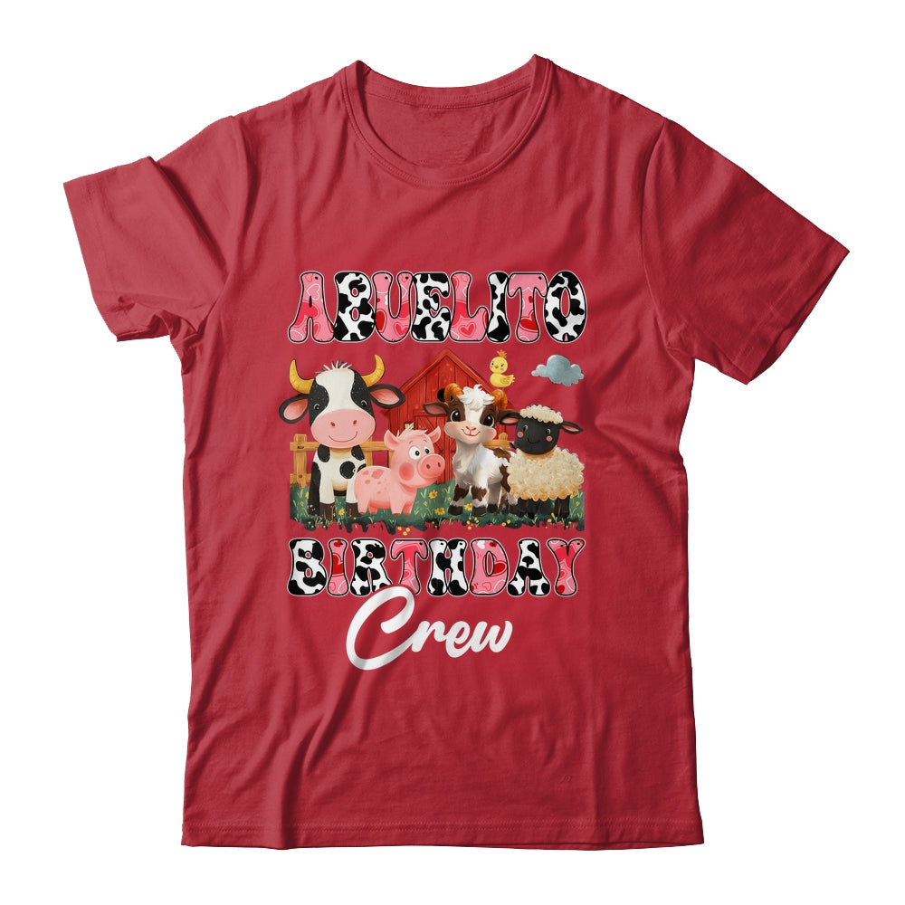 Abuelito Birthday Crew Farm Cow Birthday Boy Girl Family Shirt & Hoodie | siriusteestore
