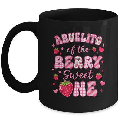 Abuelito Of The Berry Sweet One Strawberry First Birthday Mug | siriusteestore