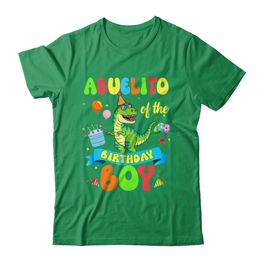 Abuelito Of The Birthday Boy TRex Dinosaur Birthday Family Shirt & Hoodie | siriusteestore