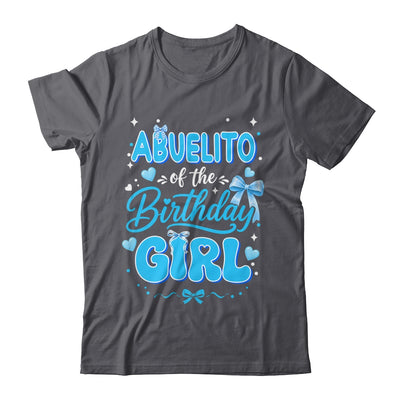 Abuelito Of The Birthday Girl Family Coquette Bow Blue Cute Shirt & Hoodie | siriusteestore