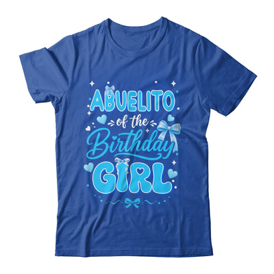 Abuelito Of The Birthday Girl Family Coquette Bow Blue Cute Shirt & Hoodie | siriusteestore