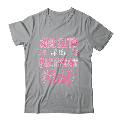 Abuelito Of The Birthday Girl Matching Pink Coquette Bow Shirt & Hoodie | siriusteestore