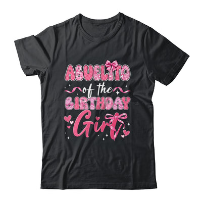 Abuelito Of The Birthday Girl Pink Coquette Bow Family Shirt & Hoodie | siriusteestore