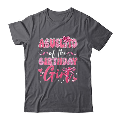 Abuelito Of The Birthday Girl Pink Coquette Bow Family Shirt & Hoodie | siriusteestore