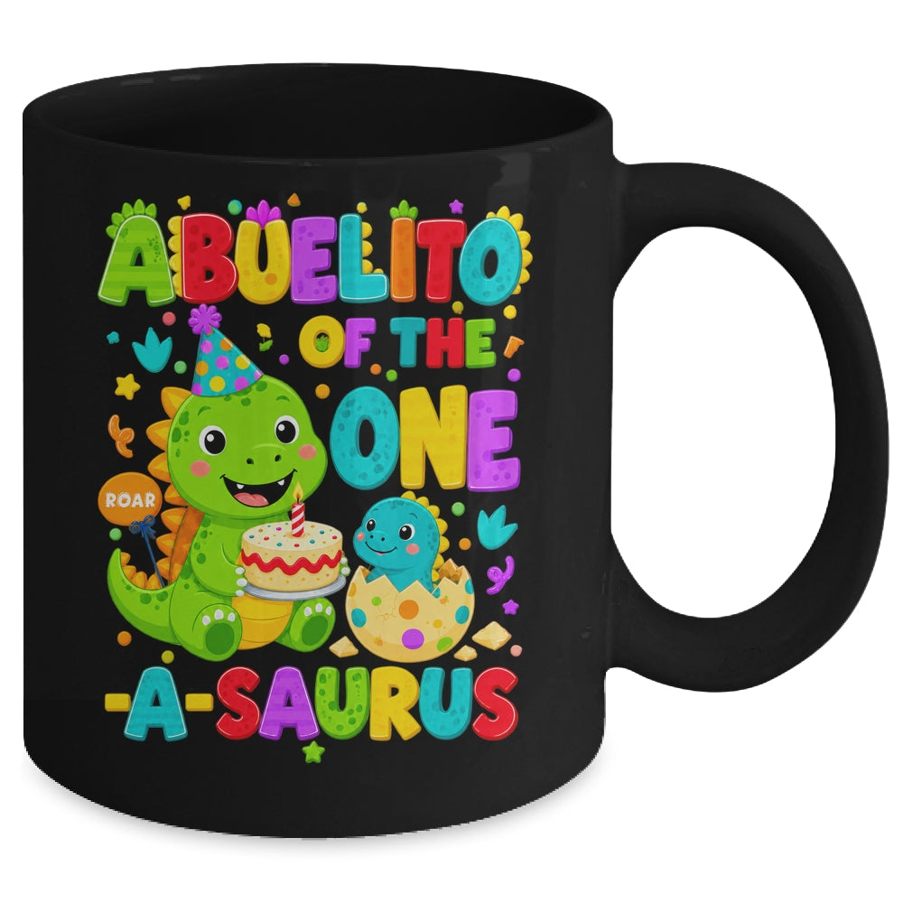 Abuelito Of The One-A-Saurus 1St Birthday Boy T-Rex Dinosaur Mug | siriusteestore