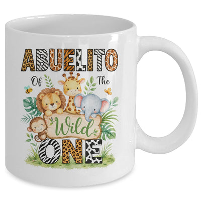 Abuelito Of The Wild One First Birthday Boy Jungle Safari Mug | siriusteestore