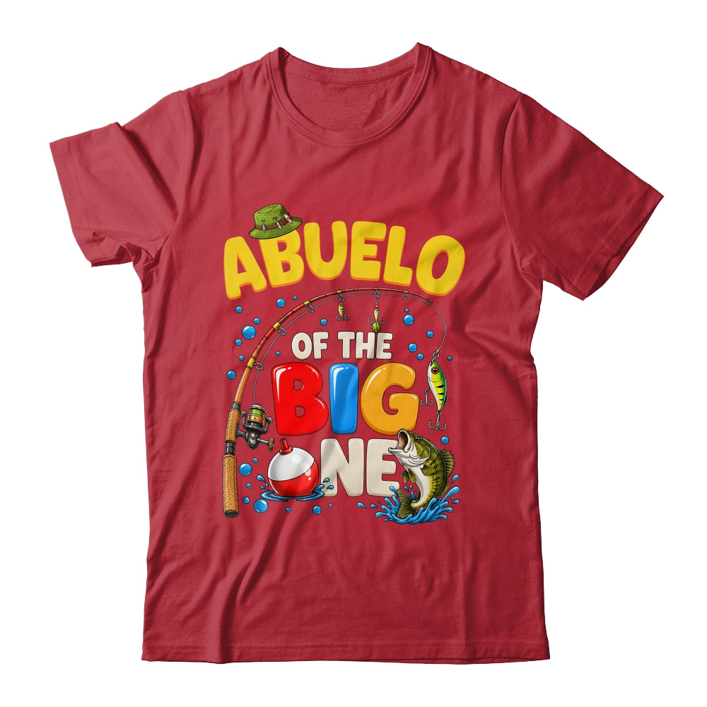 Abuelo Of The Big One Fishing Birthday Boy Family Party Shirt & Hoodie | siriusteestore