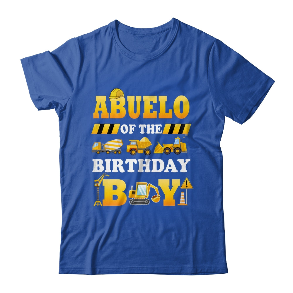 Abuelo Of The Birthday Boy Construction Matching Family Shirt & Hoodie | siriusteestore