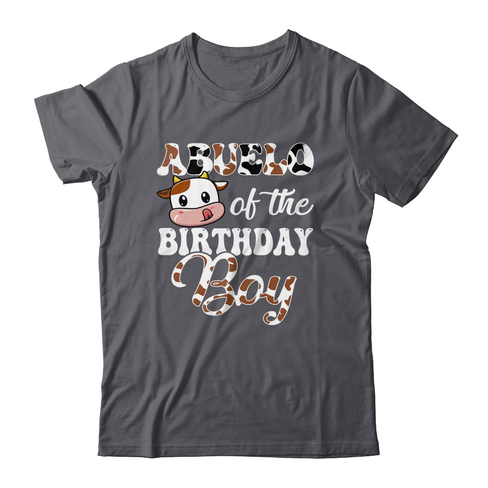Abuelo Of The Birthday Boy Cow Farm 1st Birthday Boy Shirt & Hoodie | siriusteestore